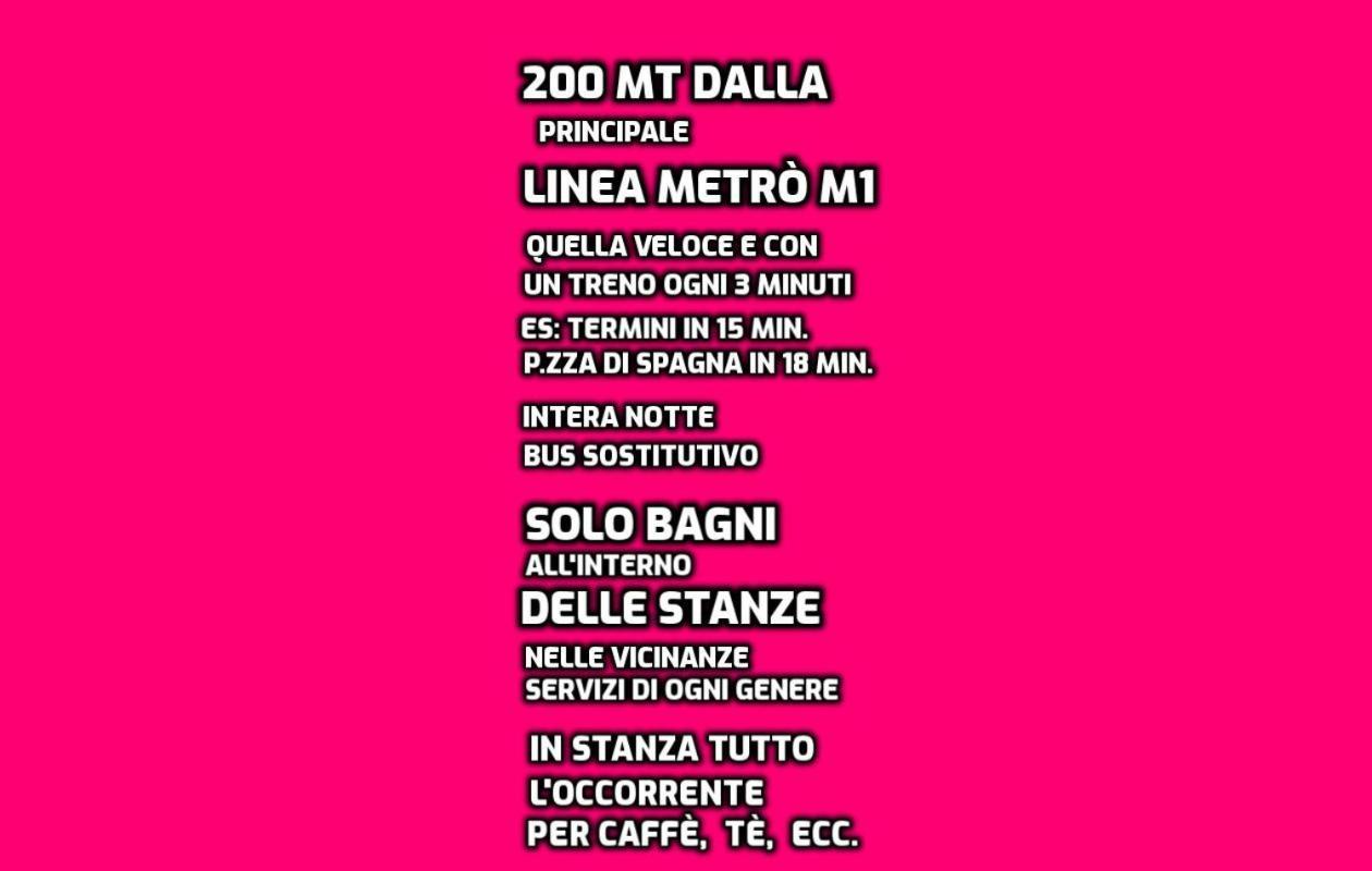 روما B&B Near Metro' Central Line - Only Wc In The Rooms 15 Minutes To Termini Station 20 To Spagna Square - In The Night Bus المظهر الخارجي الصورة